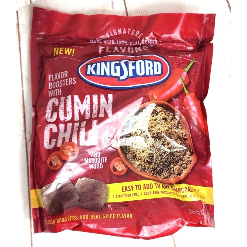 New Kingsford Signature Flavors Charcoal | Cumin, Chili & Mesquite Wood